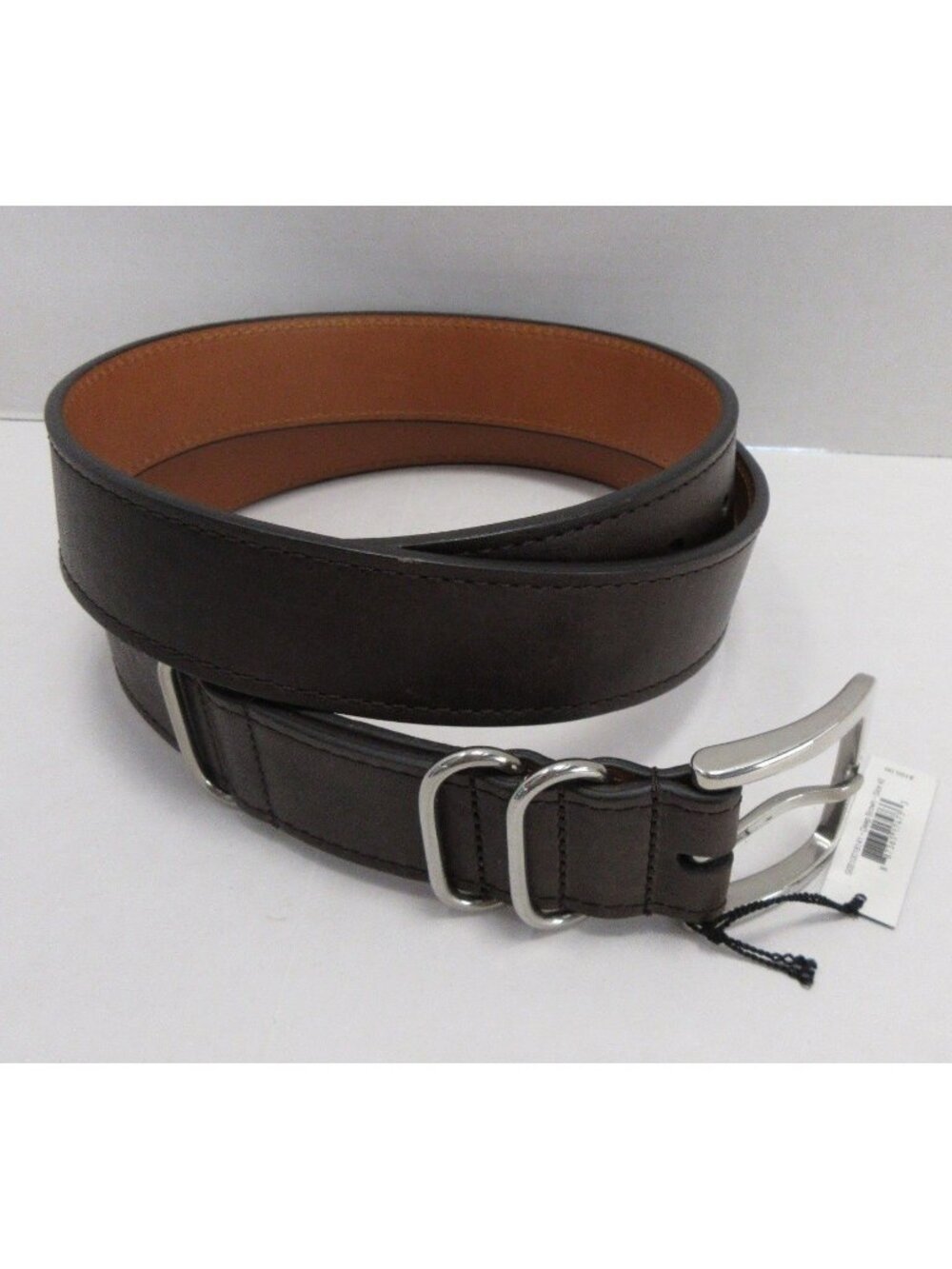 Shinola Detroit Belt 42 Leather Prong Buckle Heritage Made In USA NEW